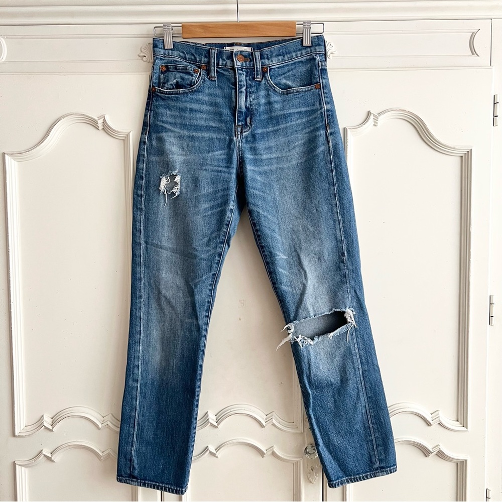 Madewell Straight Crop Jeans